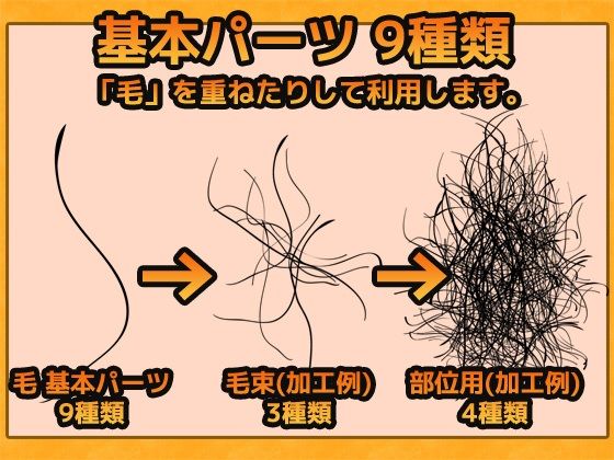 女性陰毛圖像素材~商用OK著作權免費(商用利用可素材) - FANZA同人