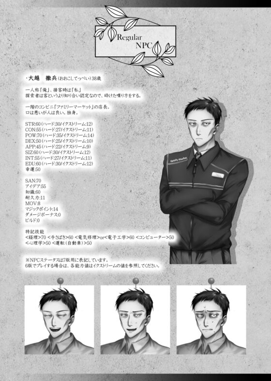 克蘇魯神話TRPG現代偵探戰役情節 The Joker City