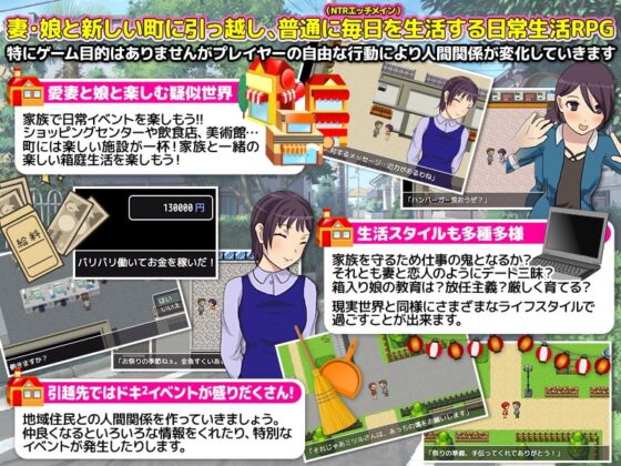 【手機版】NTR!箱庭鄰居生活 ～與妻子和女兒搬到的地方是個大麻煩的町!～【DL Play Box版】