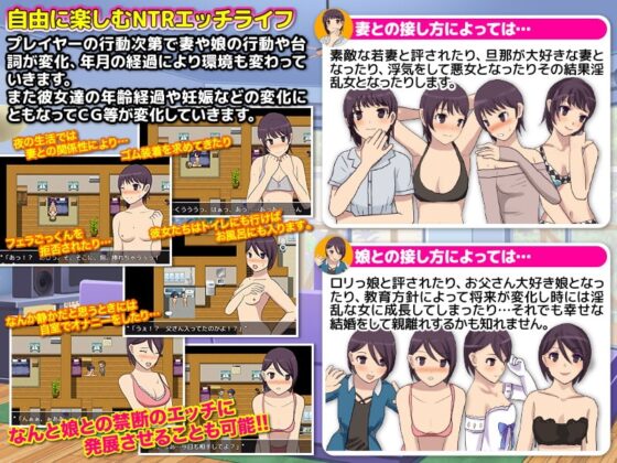 【手機版】NTR!箱庭鄰居生活 ～與妻子和女兒搬到的地方是個大麻煩的町!～【DL Play Box版】