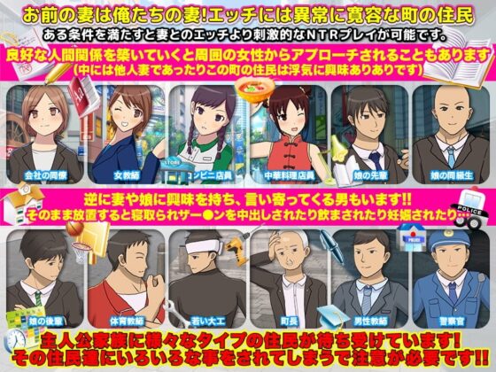 【手機版】NTR!箱庭鄰居生活 ～與妻子和女兒搬到的地方是個大麻煩的町!～【DL Play Box版】