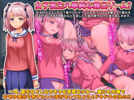 【手機版】女高中生簡單享受露出的遊戲…以及之後【DL Play Box版】