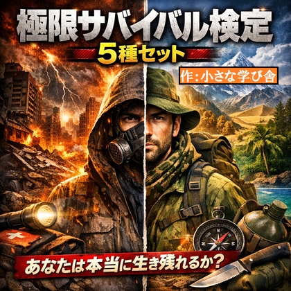極限生存檢定5種套裝~你真的能活著回來嗎?~