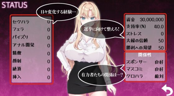 【Android版】NTR POLITICS JP～爆乳政治家的選舉活動記錄！