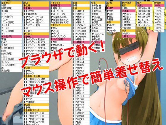 換裝・凌辱HTML遊戲(番茄醬美乃滋)