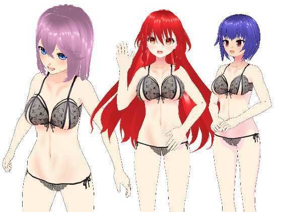 Gee-kun-soft character 下著02 VRM 3D角色素材集