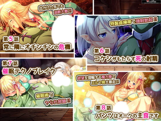 絕對不會侵犯的獸人VS絕對想被侵犯的精靈姐妹！？ 完整版