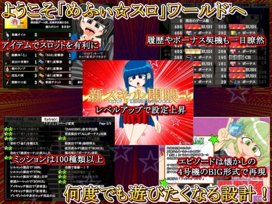 正宗吃角子老虎遊戲 內部抽選×模式管理『Mefi☆Slot』